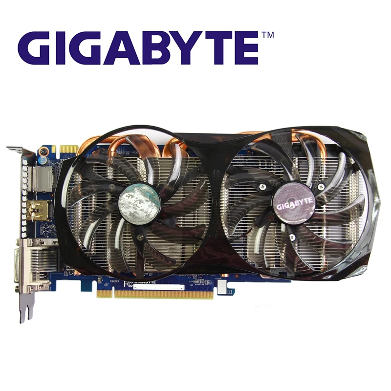 Видеокарта GIGABYTE GTX 650 2 Гб бит GDDR5 GV N65TBOC 2GD видеокарта nVIDIA Geforce GTX650 Ti Boost Hdmi Dvi VGA
