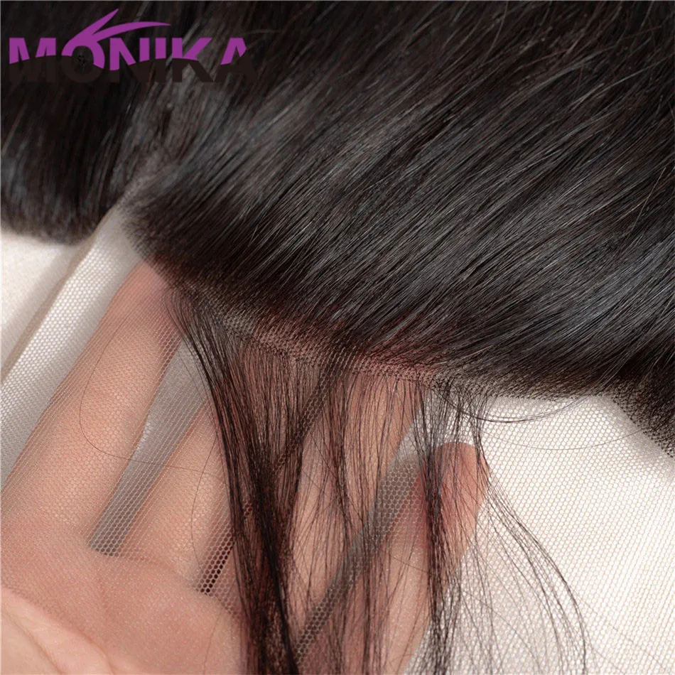Monika человеческие волосы, кружева, Фронтальная застежка, перуанские волосы, волнистые волосы, средняя часть, 13x4, закрывающие уши, волосы спереди, не Реми