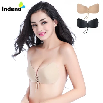 

Silicone Breast Petals Push Up Invisible Bra for Women Strapless Bras Breast Sticky Self-Adhesive Nipple Cover Sujetador Adhesiv
