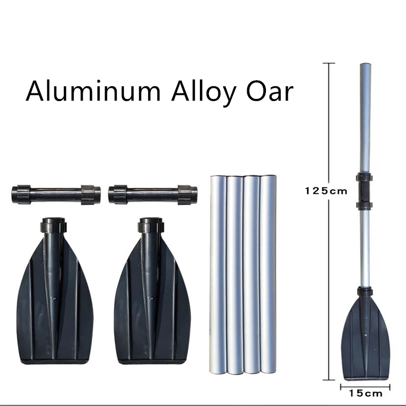

2 Pcs Detachable Oars Inflatable Kayak Thickened Aluminum Alloy Paddle Fishing Boat Rafting Canoe Accessory