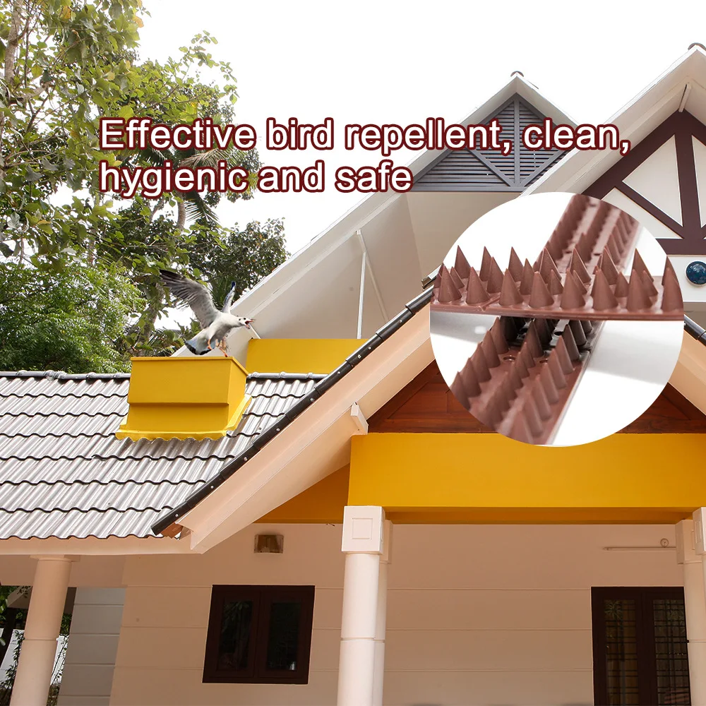 10 шт. антиптичьи шипы пластиковые противоугонные настенные гвозди для забора