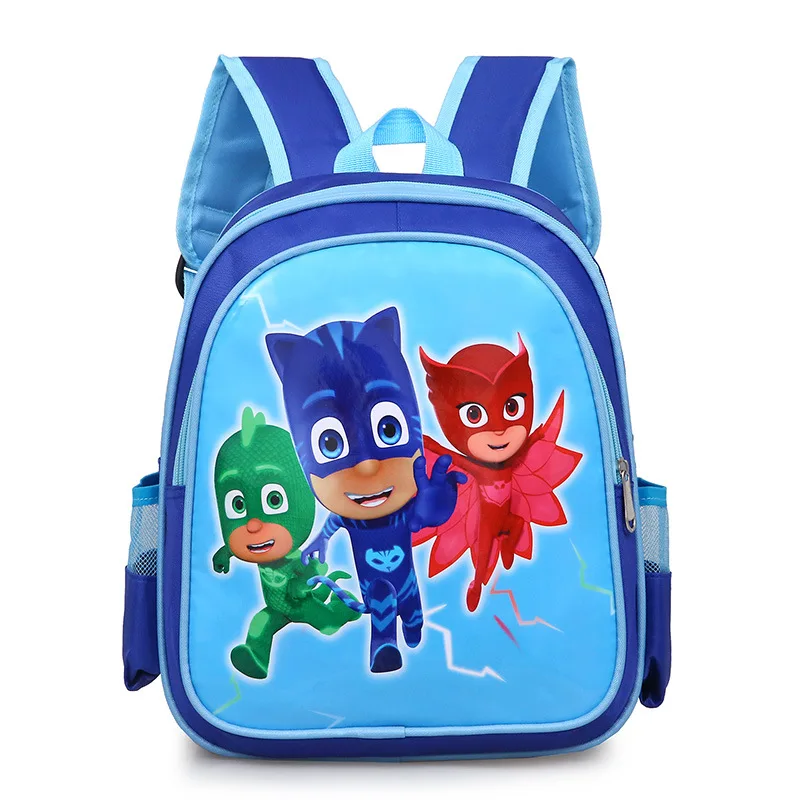  PJ Masks blue/pink cartoon kindergarten bag 3-6 years old boy girl baby backpack children learning  - 4000349666117