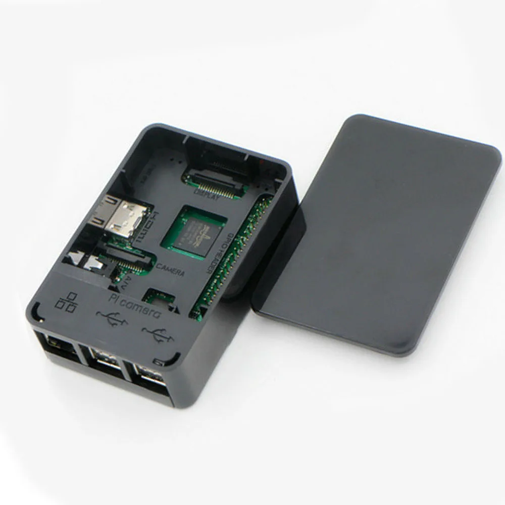 Защитный черный чехол Корпус прочный часть для Raspberry Pi 3 2/B