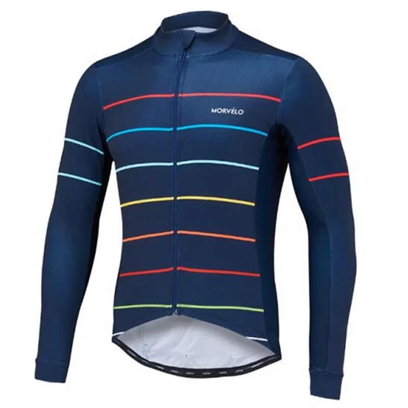 Майо Ciclismo Morvelo Мужская велосипедная Джерси с длинным рукавом MTB рубашка осенние дышащие топы для велосипеда одежда для гонок