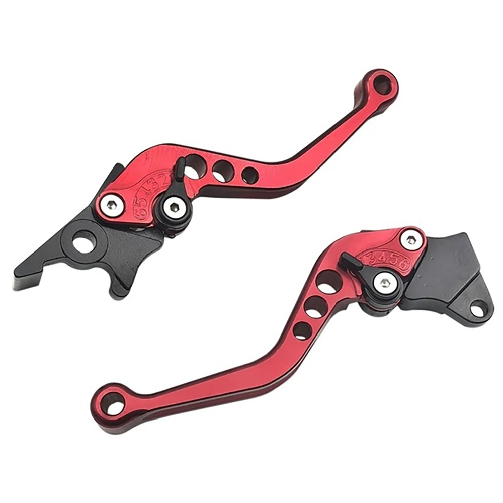 

TiOODRE 2pcs Motorcycle Brake Handle Alloy CNC Motorcycle Clutch Brake Lever Handle High Quality Fit For Motorbike Modification
