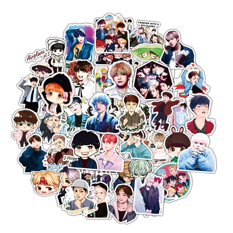 Kpop Joy BTS стикеры s Pull Rod Коробки наклейки мотоциклы граффити много стилей