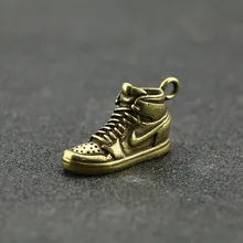 Тонкий Медный баскетбольный брелок в форме обуви аксессуары обувь для мужчин и женщин брелок для ключей подвеска деликатная металлическая Спортивная Аксессуары для обуви