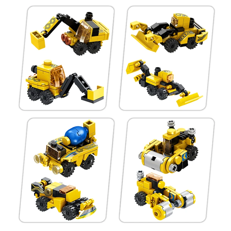 573PCS Building Blocks LegoINGS Technic Marvel Deformation Machine Bricks Super Heroes Children Education Toys for Children