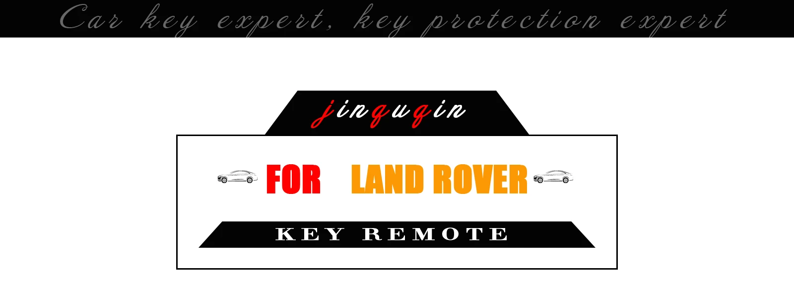 Jingyuqin 5 кнопки дистанционного ключа Корпус для Ленд Ровер RANGE ROVER SPORT(LAND ROVER RANGE ROVER SPORT LR4 Vogue 2010-2013 пульт дистанционного управления Брелок Обложка для переплета