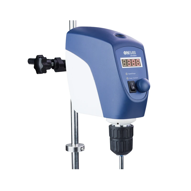 ONILAB O40-Basic 새로운 전기 오버 헤드 교반기 실험실 액체 교반기 교반기 믹서
