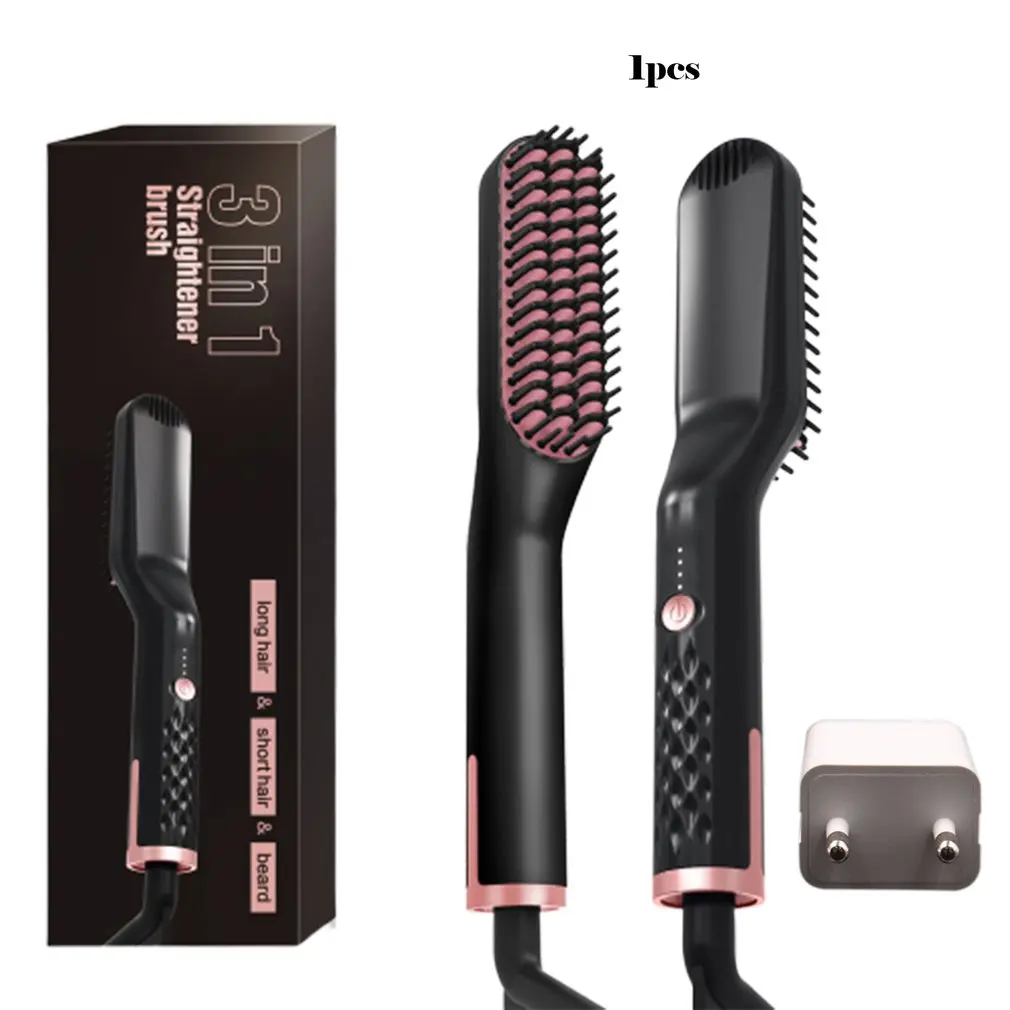 

Men'S Portable Multi-Function Beard Combs Bristle Brushes Hair Combs Men'S Straight Hair Combs Hair Combs