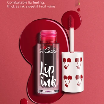 

moisture change into matte lips glossy Lip Gloss ink glaze Non-stick Cup Nutritious matte Liquid Glitter Flip extremely Pigment