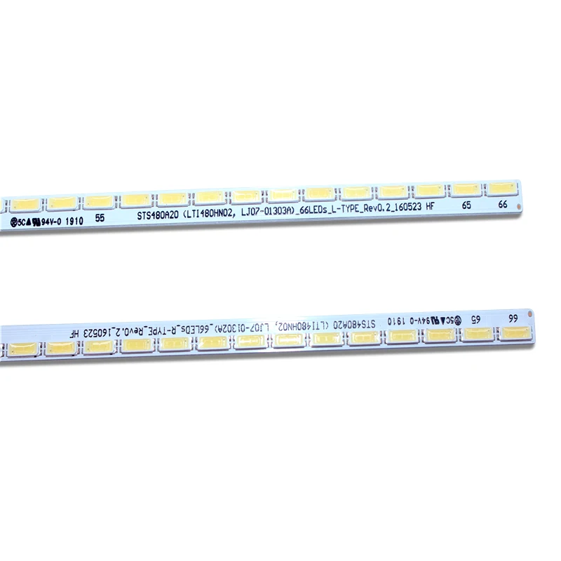 

4pcs x 48 inch LED Backlight Strips for Samsung STS480A20(LTI480HN02LJ07-01302/3A)_66LEDs