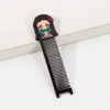 Hair Brush Women Anime Cosplay Demon Slayer Mini Metal Comb Anti-static Hairdressing Beauty Tools Salon Accessaries Decoration 2