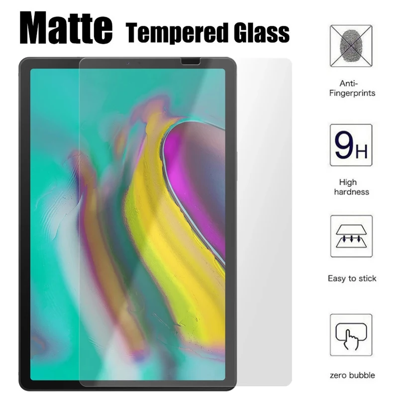Matte Tempered Glass Screen Protector For Samsung Galaxy Tab S5e T720