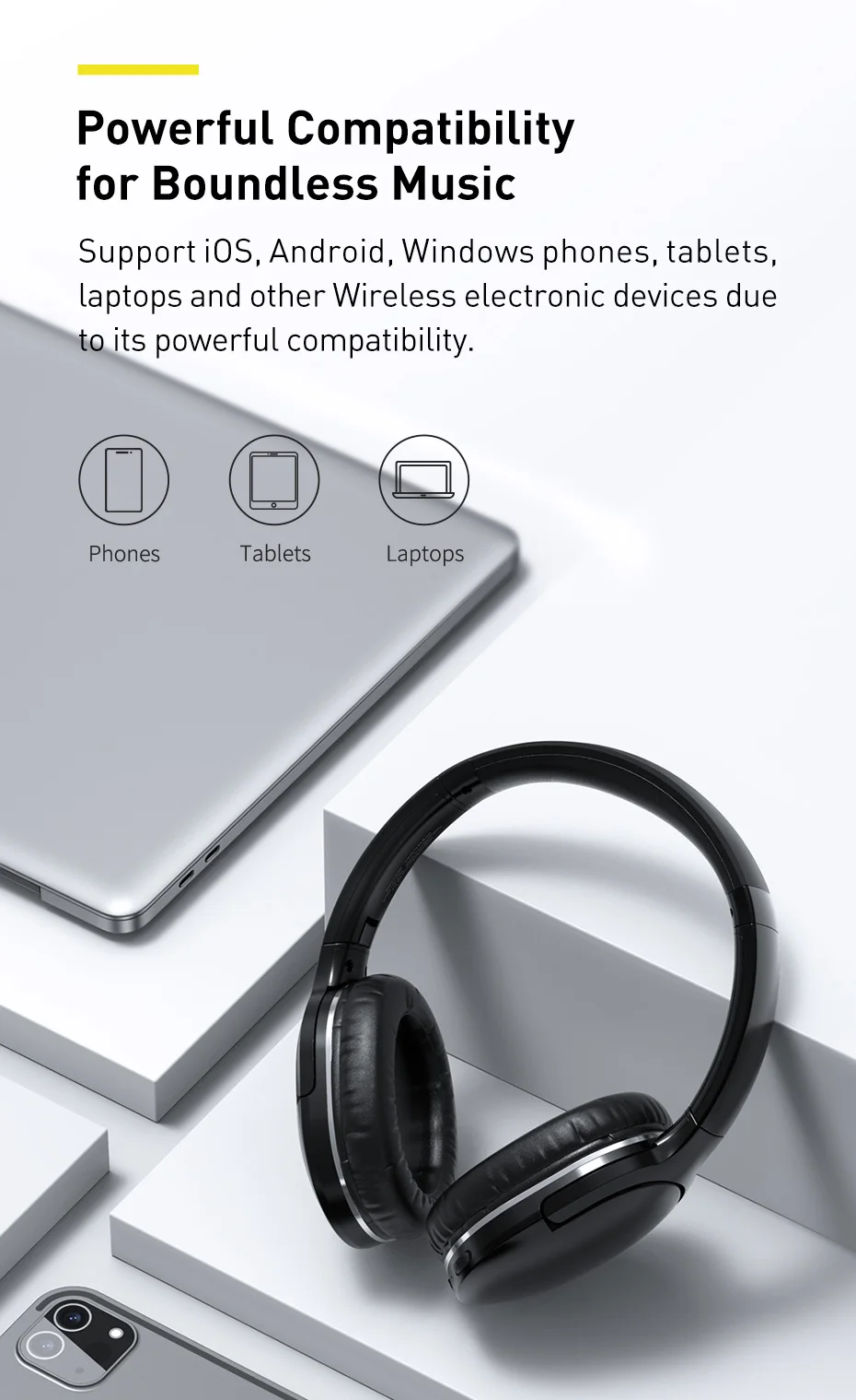 Baseus casque sans fil Bluetooth 5.0 D02 Pro-15