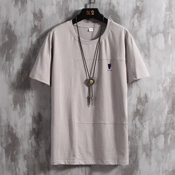 

2020 Summer Casual T Shirt Men Half Sleeve Man T-Shirt O-neck Loose Short Sleeve Mens Tee shirt