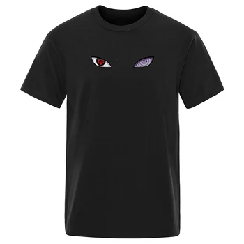 

2020 trend Anime Print man solid color tshirts Naruto Cartoon slim fit high quality t-shirts summer crew neck short sleeve tops