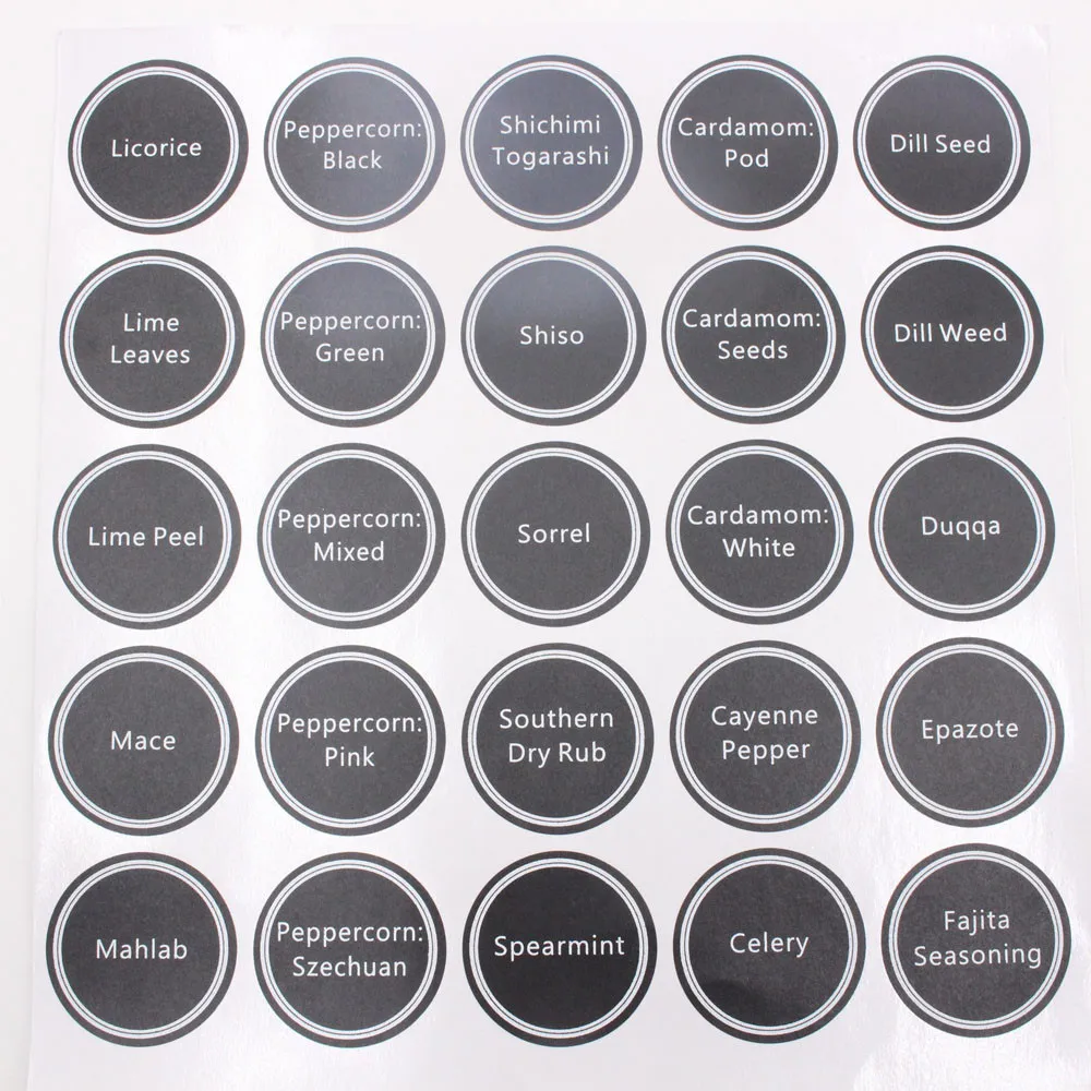 13pcs Chalkboard Label Reusable Blackboard Stickers For The Kitchen Pantry Mason Jars Wine Glasses