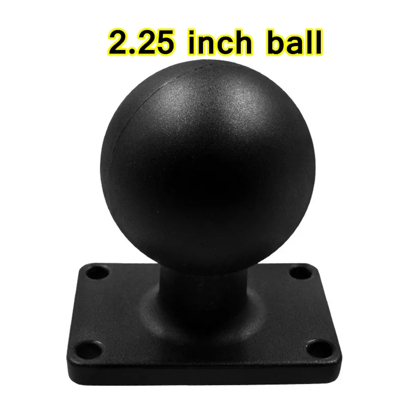 Pljljmsw Aluminum Square Mounting Base with 2.25 inch Ball Mount Bubber Head for Gopro DSLR Garmin Motorcycle | Электроника