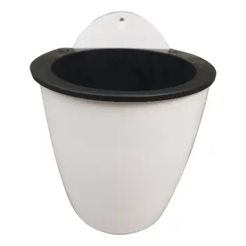 

2017 New Arrival Modern Design Home Wall Hanging Design Flower Pot Round Shape Resin Hydroponics Chlorophytum Potted Flower Pots