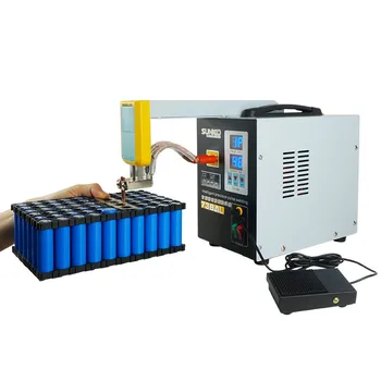 Buy 738AL Battery Spot Welder Machine 3.6KW Adjust Telescopic Arm Welding Head Automatic Pulse Welding With A Spot Welder Pen 1 Orde