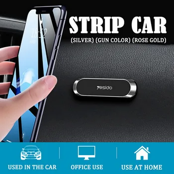 

Magnetic Car Phone Holder Mount Dashboard Desk mini Magnetic Strip Shape Car Phone Stand Holder wall Magnet metal Car Mount