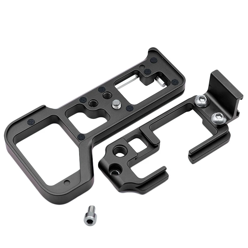 

Removable Quick Release L Plate Holder Hand Grip Tripod Bracket with Hot Shoe for Sony A7R Mark IV (A7R4 A7RM4) Camera for Benro