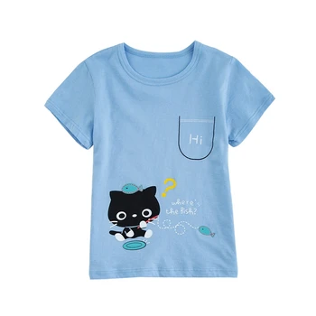 

Kids Baby Boy Girl Short Sleeve Cartoon Print T-Shirts Tops