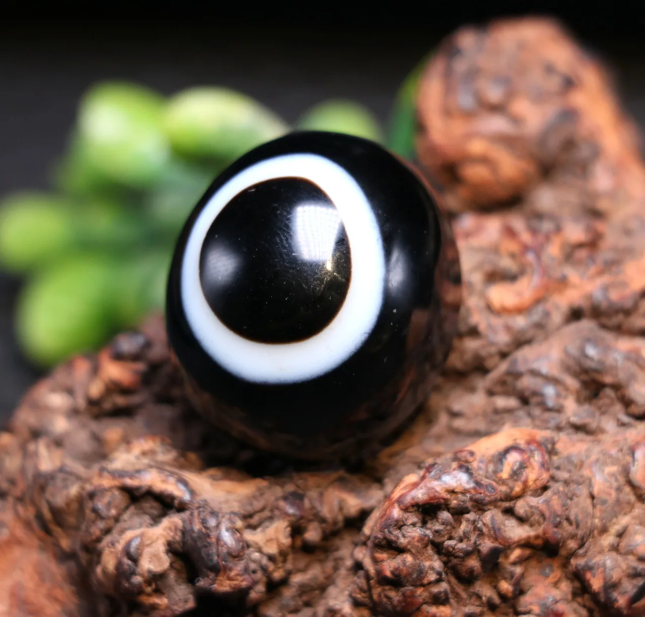 

5A Tibetan Top Grade Black Agate Goat Eye Heaven Eye dZi Bead Pendant Amulet AAA LKbrother Sauces Top Quality Garrantee