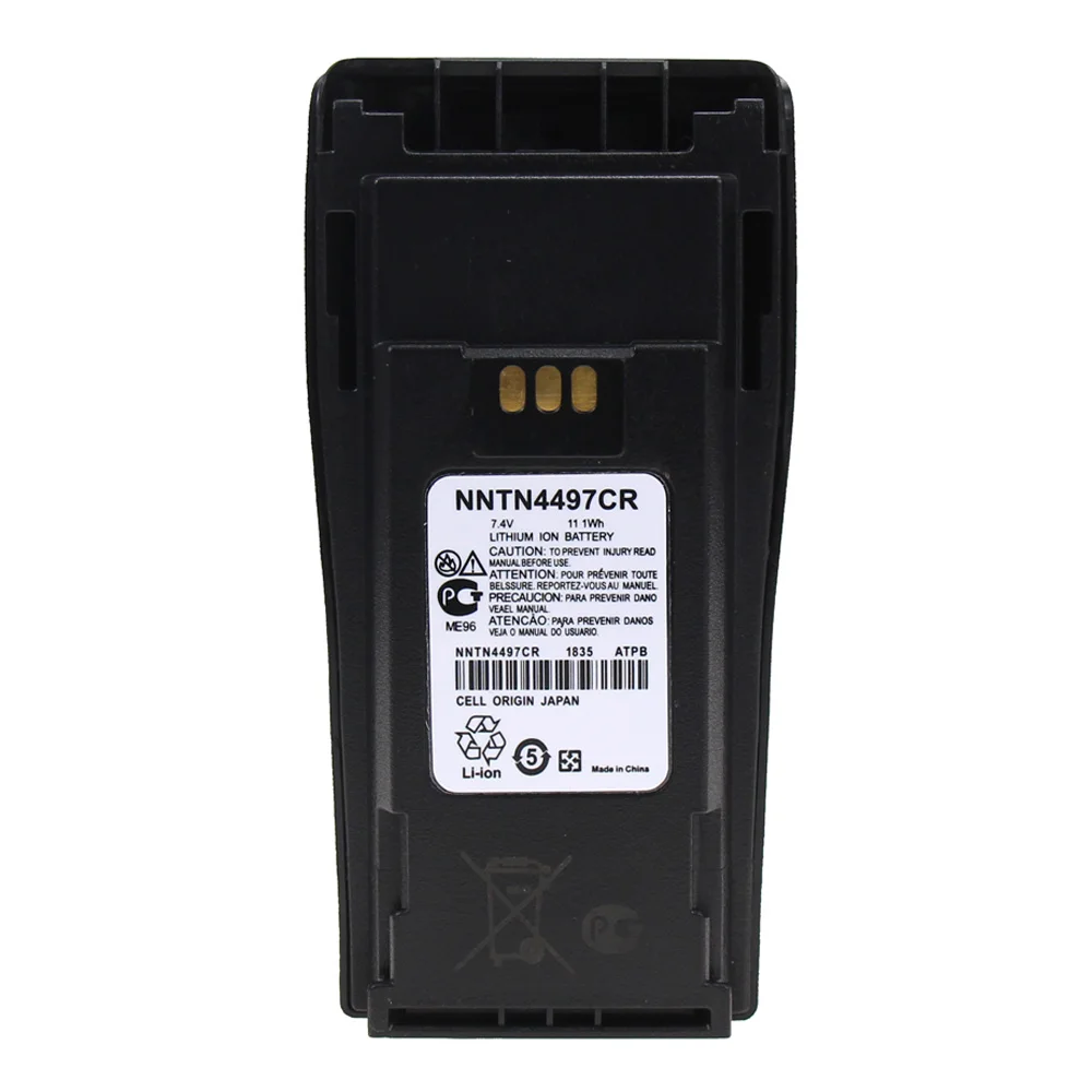 NNTN4497CR NNTN4970A Li-Ion 2600mAh Battery for Motorola CP200XLS CP200D EP450 Walkie Talkie