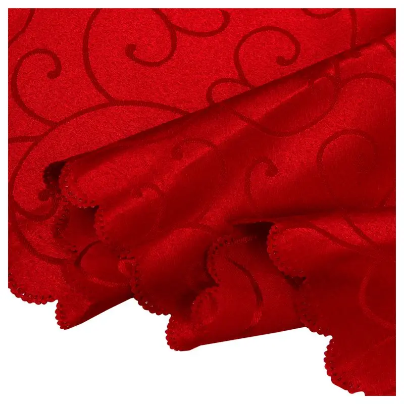 Square Tablecloths Catering Table Cover Wedding Party Restaurant Banquet Decor 1.2*1.2m red