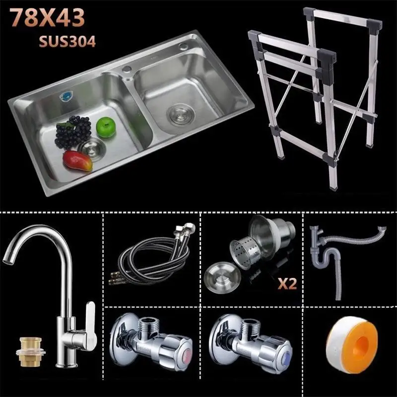 Кухонная раковина Keuken Lavello Lavandino Cucina Torneira Gourmet Tarjas Para Gootsteen Fregadero De Cocina Lavabo Cuba Pia Cozinha - Цвет: MODEL O