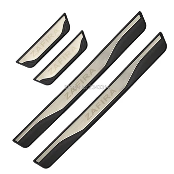 

For Vauxhall Opel Zafira 2016-2019 2020 Accessories Stainless Door Sill Scuff Kick Plate Protector Trim Guard Cover Car Styling
