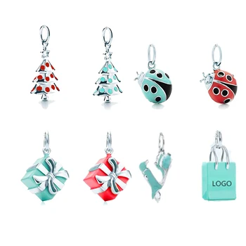 

Hot Fashion S925 Sterling Silver Pendants for Women Girl Necklace Pendant Birthday Gift Pendants Original 1:1 Brand Jewelry