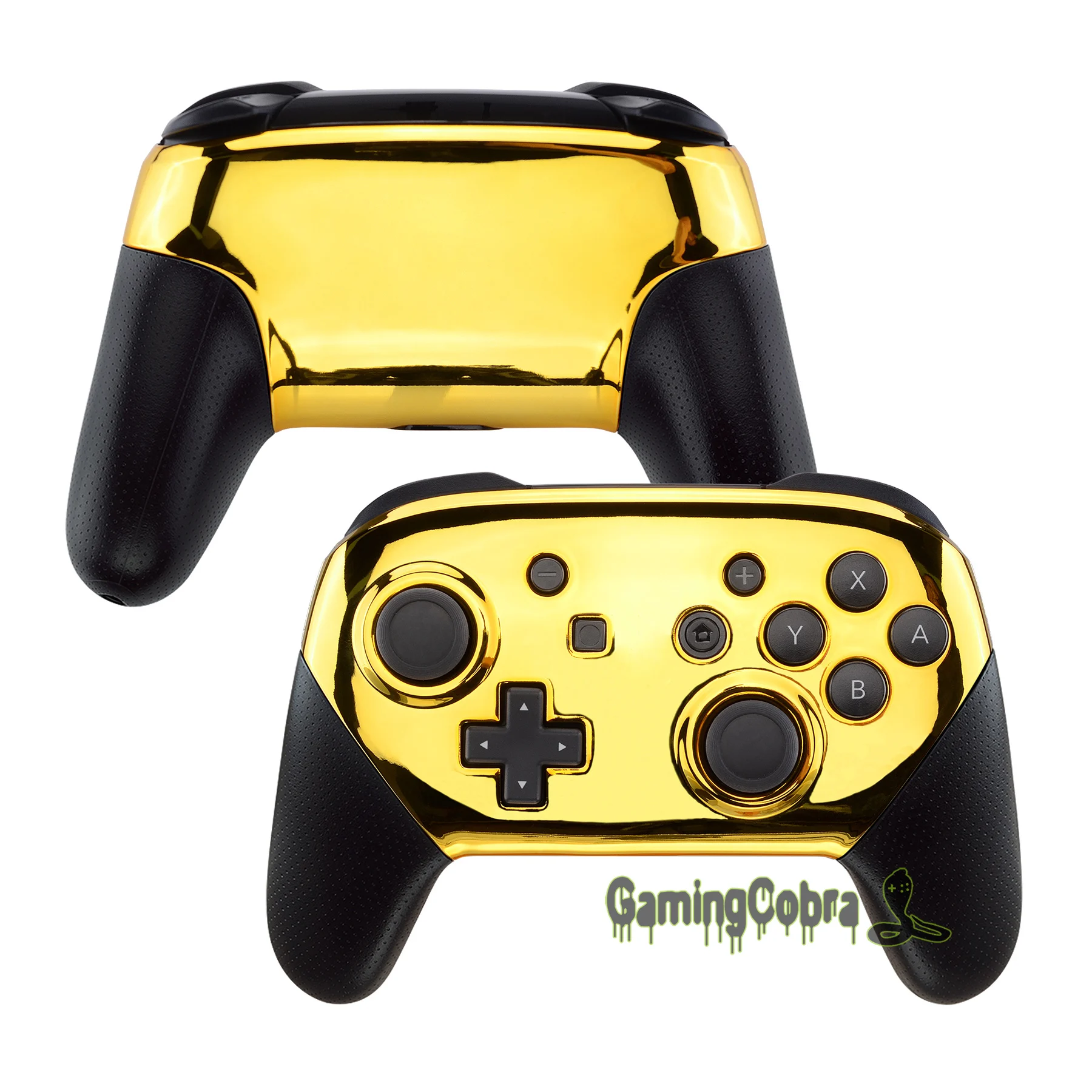 Frontal e Backplate Capa para Nintendo Personalizado Placa Substituição Case Habitação Switch Pro Controlador - Image 2
