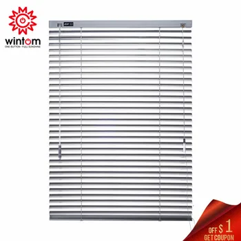 

Manual Aluminum Blinds Curtains Safe Half Blackout Windows Curtains For Meeting Room Living Room Customized