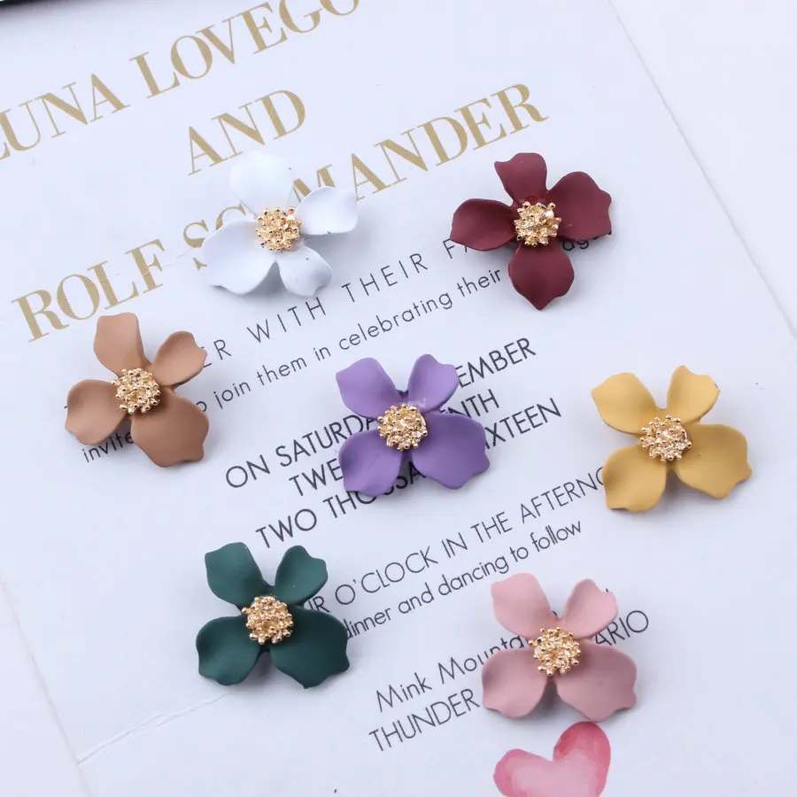 

10PCS Oil Drop Colorful Metal Core Flower DIY Jewelry Making Bracelet Necklace Pendant Enamel Floating Charm Crafts Fashion