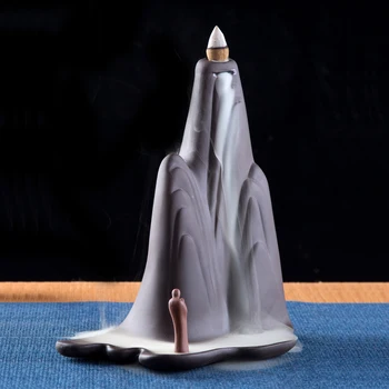 

Backflow Incense Burner Holder Mountain Refoulement Creative Home Decor Rituals Home Waterfall Decoracao Casa Insence 60XL027