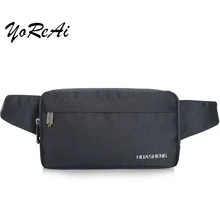 

YoReAi Women's Oxford Belt Bag Three Zipper Chest Bags Outdoor Sports Shoulder Packet Belly Pocket Money Package Fashion Wallet