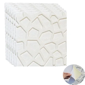 

Self Adhesive Wallpapers Waterproof TV Background Brick 3D PE Foam Wall Sticker Room Wallpaper Mural Bedroom Decorative Stickers