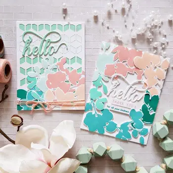 

2019 DIY New Layer Metal Cutting Dies and Scrapbooking For Paper Making Flowers A Study in Watercolor Die Set Embossing Frame