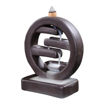 

Incense Ceramic Backflow Incense Burner Creative Home Decor Incense Holder Censer Living Room Office Ornament