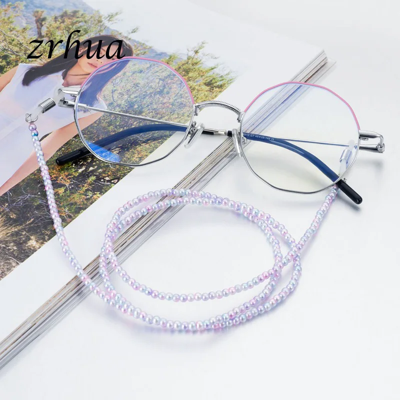 1 шт. 65 см цепочка для очков для чтения для мужчин Чехол женский солнцезащитные очки с бисером шнуры бисером шнурок для очков удерживайте ремни очки веревка