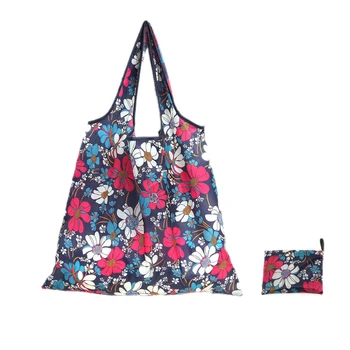 

Reusable Eco-Friendly Grocery Foldable Shopping Bags Small Size Premium Quality Slight Duty Folding Tote Bag With Handle