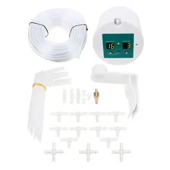 

10M DIY Drip Irrigation System Automatic Watering Home Garden Hose Micro Drip Watering Kits With Sprinkler Timing Controller