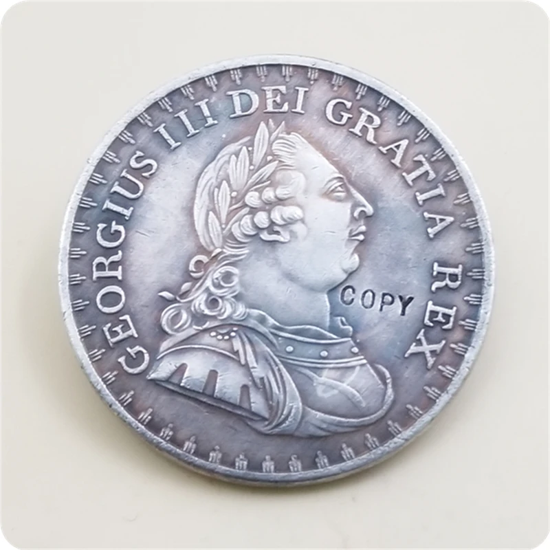 1812 UK Kingdom 3 Shillings - George III (копия монеты Банка Англии) | Дом и сад