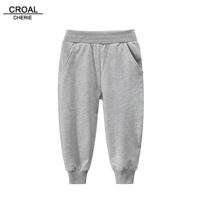 CROAL CHERIE  Children Cotton Sports Pants Leggings for Boys Girls Casual Pants Kids Trousers Pants Fashion Trousers For Kids