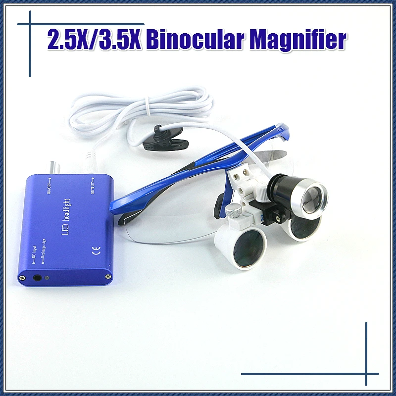 2.5x/3.5x Metal Box Dental Loupe Magnifier Binocular Magnifier Surgery  Surgical Medical Operation Loupe Spotlight Head Light Magnifiers  AliExpress