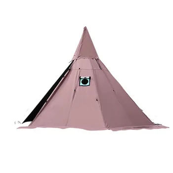 

Pyramid Tower A smoke window tent park party field survival double leisure military curtain
